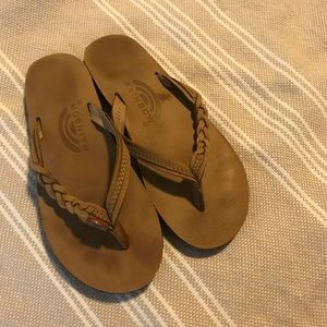 Braided Strap Light Leather Rainbows